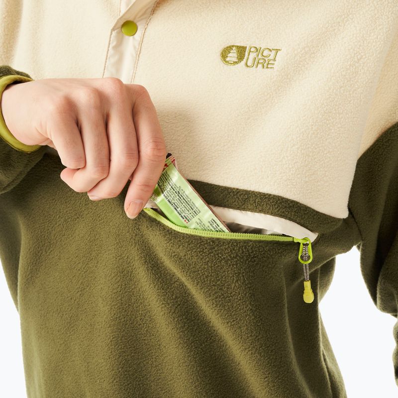 Damen Fleecejacke Picture Arcca 1/4 Zip tobacco 5