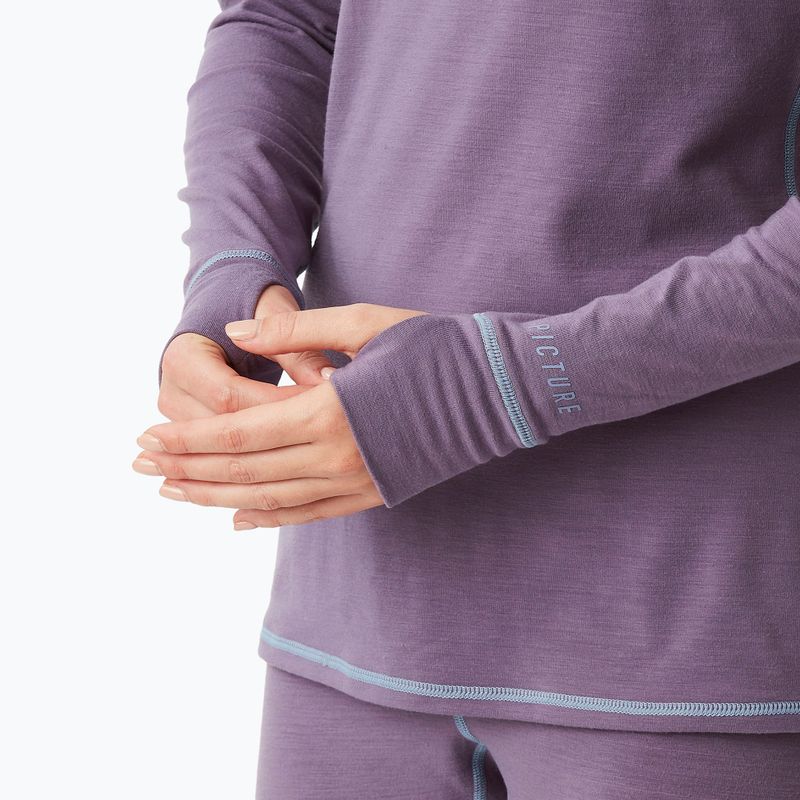 Damen Thermo-Longsleeve Picture Milita grape jam 4