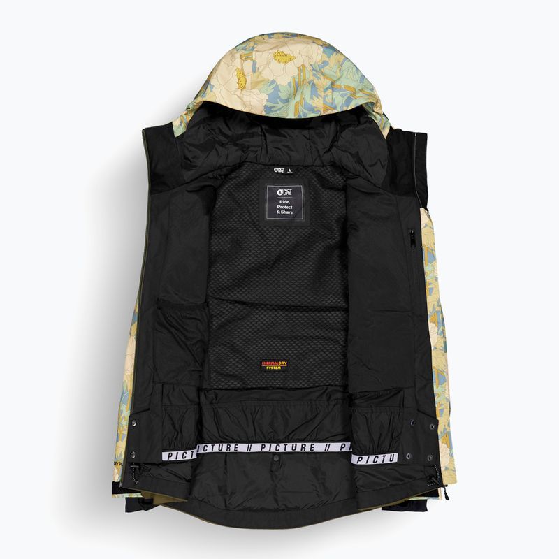 Damen-Skijacke Picture Exa timeless flower print 3