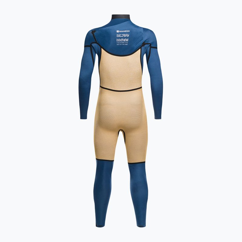 Herren MANERA X10D Meteor 4/3 mm blau schwimmen Schaum 22221-0203 5