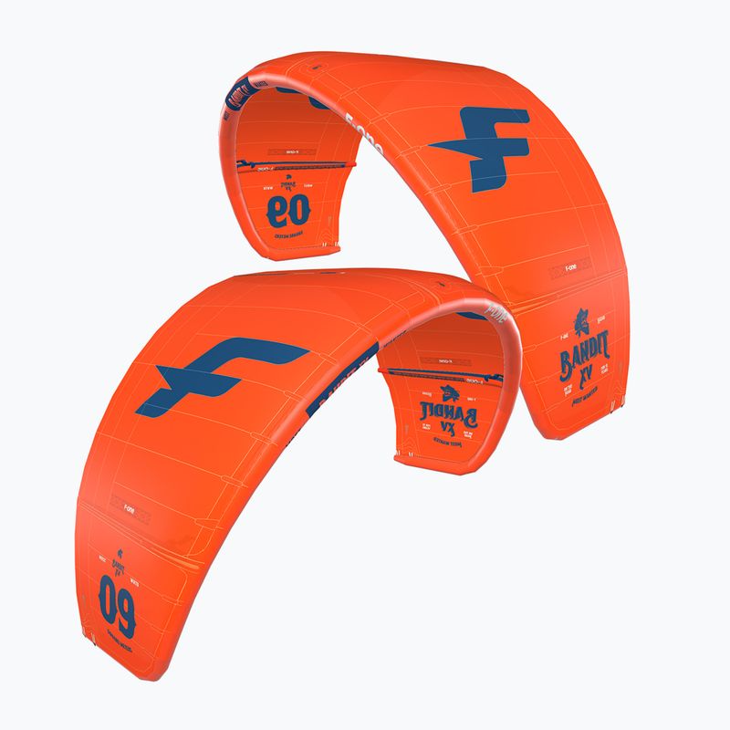 F-ONE Bandit XV Lenkdrachen Kitesurfen orange 77221-0101-B-7