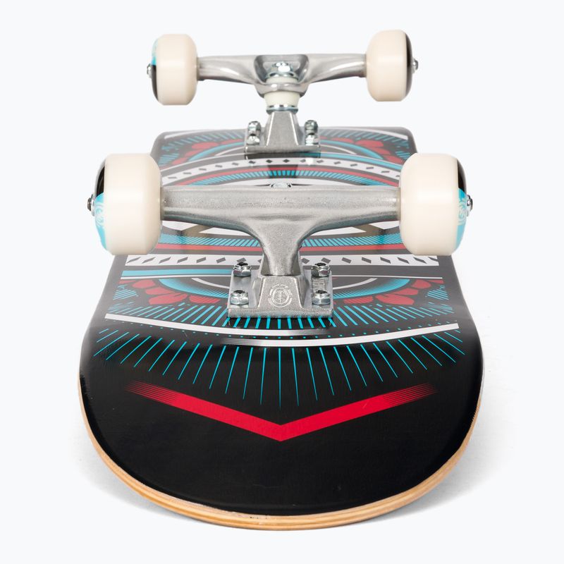 Element Hatched Rot Blau farbig klassisches Skateboard W4CPC4 5