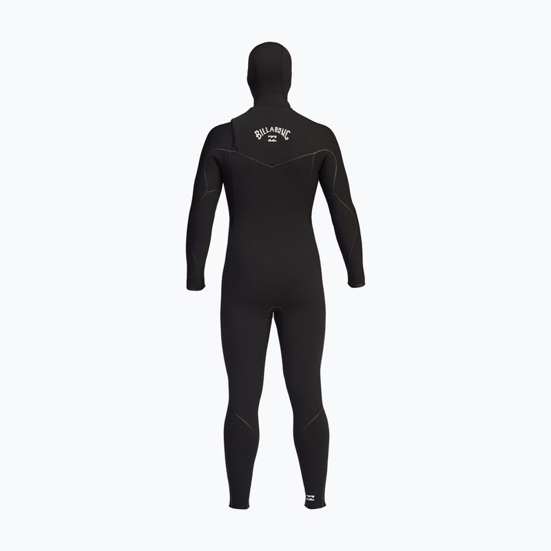 Neoprenanzug für Männer Billabong 5/4 Furnace Hooded CZ Full black 7