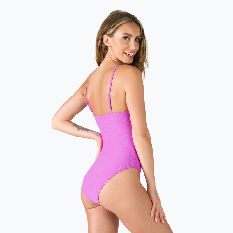 Einteiliger Badeanzug für Damen Billabong Tanlines bright orchid 3