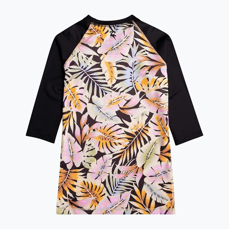 Billabong Surf Capsule schwarzes Kieselstein-Schwimmhemd für Frauen 2