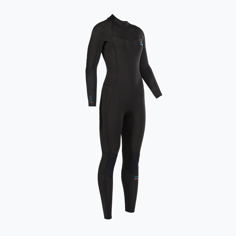 Neoprenanzug für Frauen Billabong 4/3 Synergy BZ Full black palms