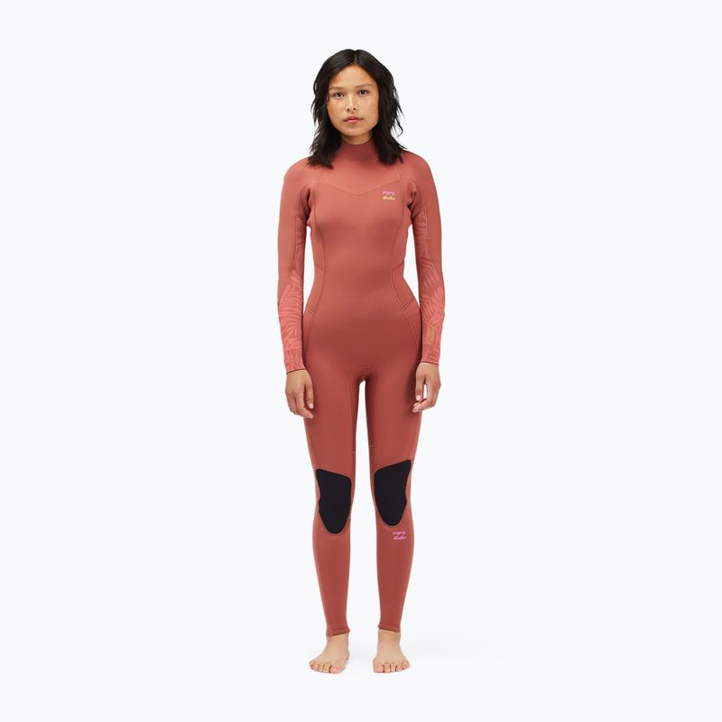 Neoprenanzug für Frauen Billabong 4/3 Synergy BZ Full red 6