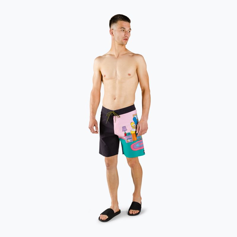 Badeshorts für Männer Billabong Simpsons Family Couch black 2