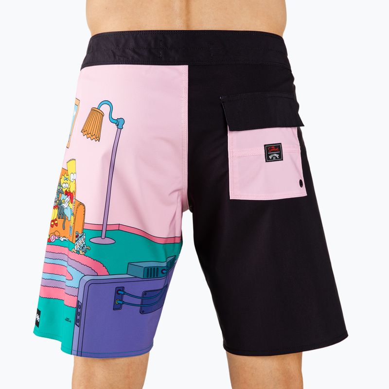 Badeshorts für Männer Billabong Simpsons Family Couch black 3
