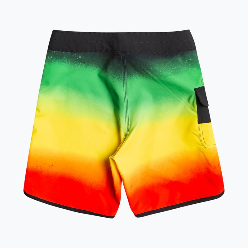 Badeshorts für Kinder Billabong 73 Fade Pro rasta 2