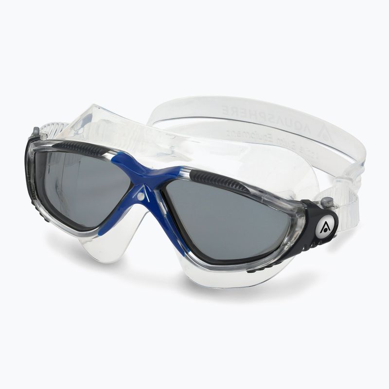 Aquasphere Vista transparent/dunkelgrau/Spiegel-Rauch-Schwimmmaske MS5050012LD 6