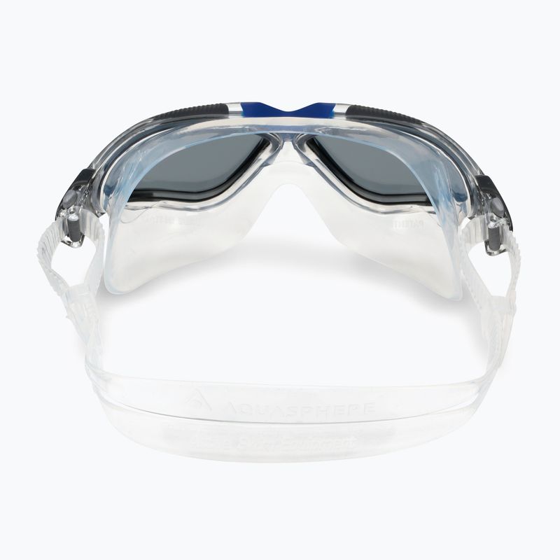Aquasphere Vista transparent/dunkelgrau/Spiegel-Rauch-Schwimmmaske MS5050012LD 9