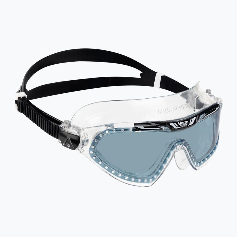 Aquasphere Vista XP transparent/schwarz/Spiegel-Rauch-Schwimmmaske MS5090001LD
