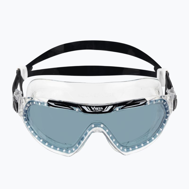 Aquasphere Vista XP transparent/schwarz/Spiegel-Rauch-Schwimmmaske MS5090001LD 2