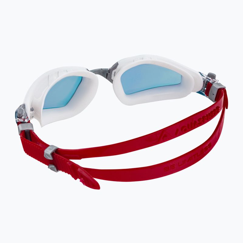 Aqua Sphere Kayenne Pro Schwimmbrille weiß und rot EP3040910LMR 4