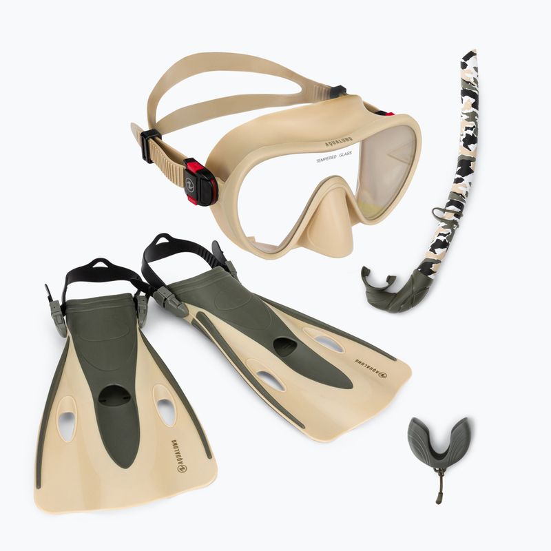 Aqualung Nabul Schnorchel Set beige SV1149632