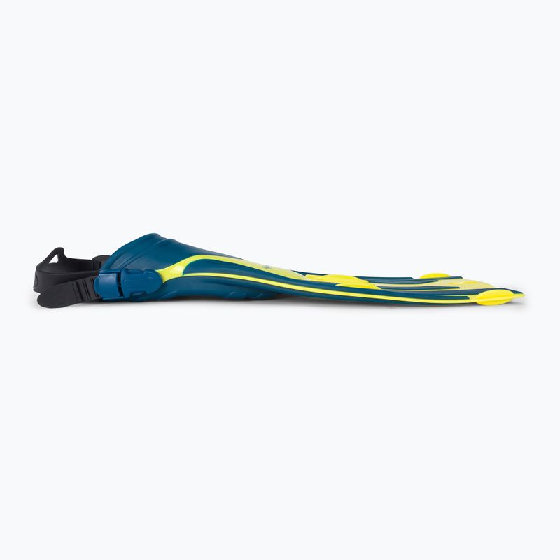 Aqualung Fizz gelb und marineblau Schnorchelflossen FA3619807 3