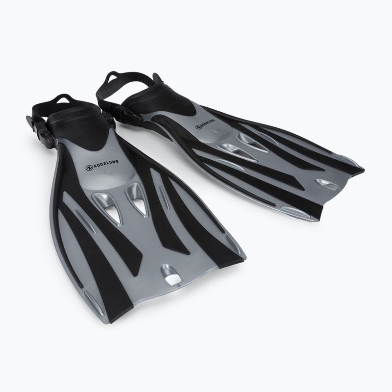 Aqualung Fizz schwarz und silber Tauchflossen FA3610115SM