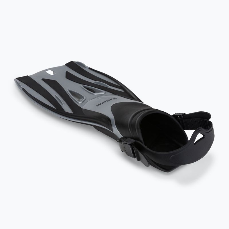 Aqualung Fizz schwarz und silber Tauchflossen FA3610115SM 4