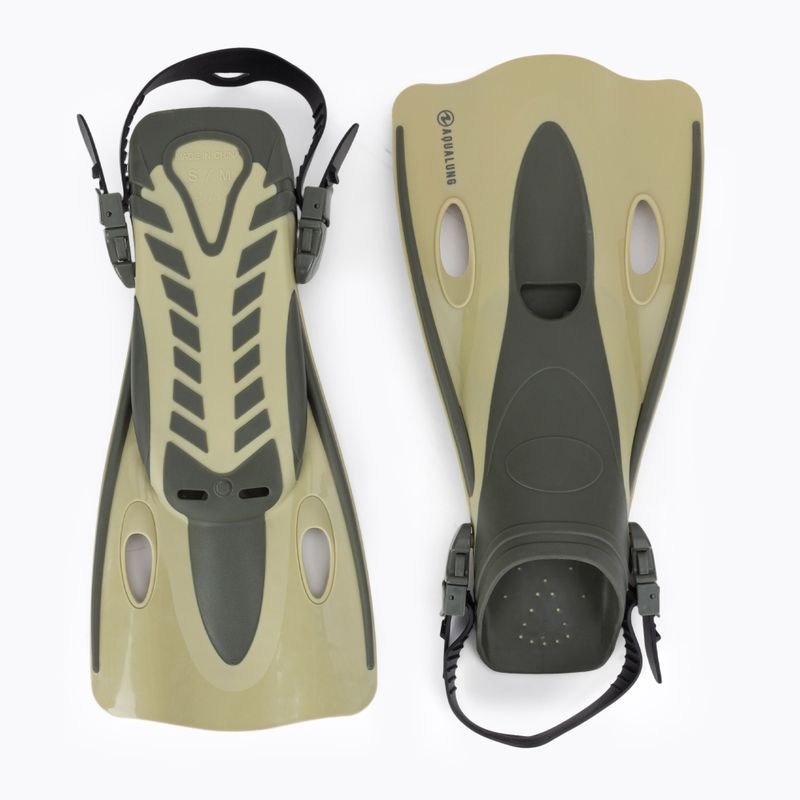 Aqualung Twister braun und grün Tauchflossen FA3649896SM 2