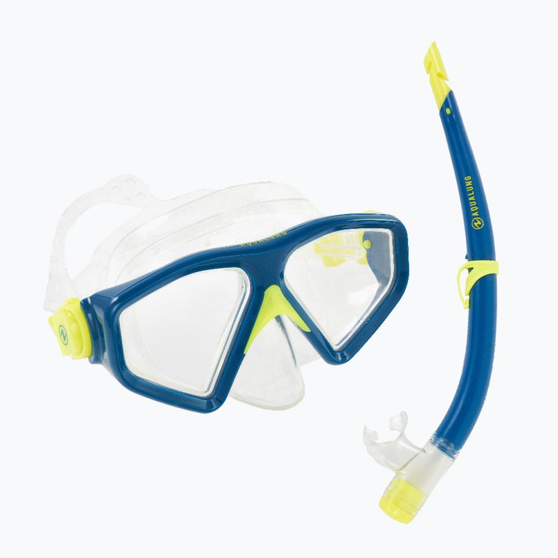 Aqualung Saturn Combo Maske + Schnorchel Tauchset blau SC3980040 10