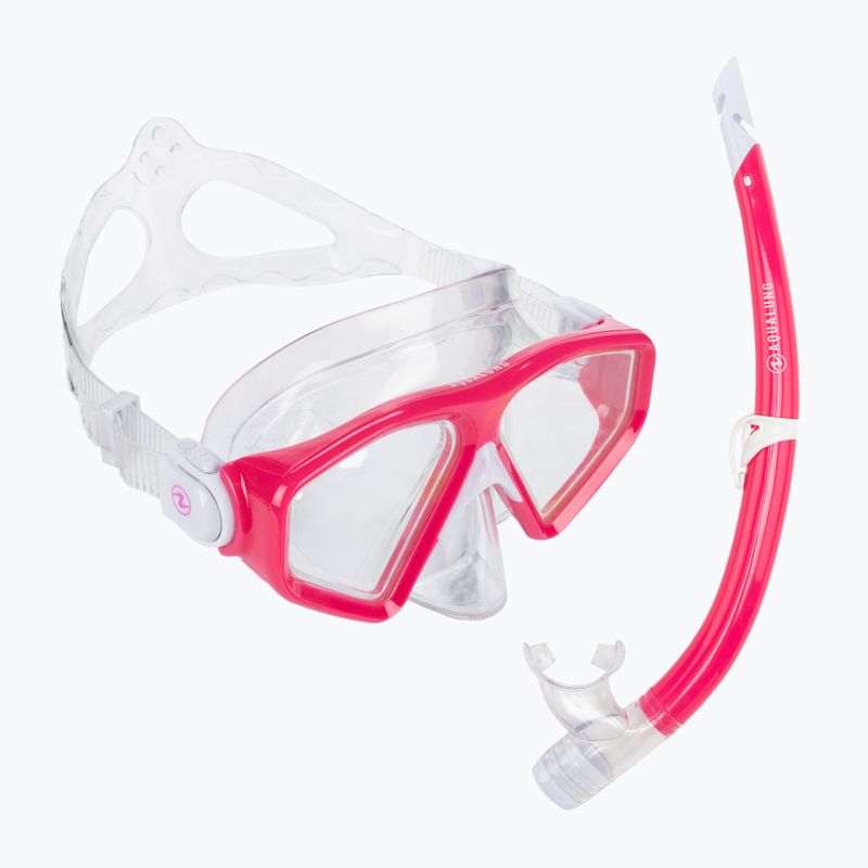 Aqualung Saturn Combo Schnorchel Maske + Schnorchel rosa SC3980002