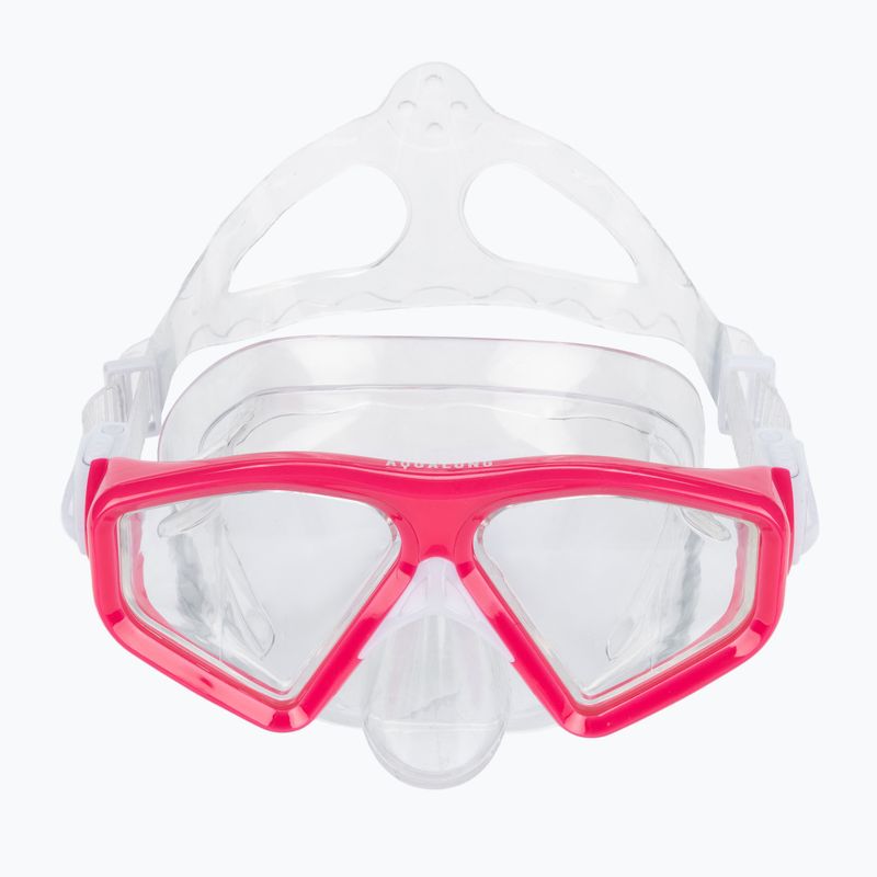 Aqualung Saturn Combo Schnorchel Maske + Schnorchel rosa SC3980002 2