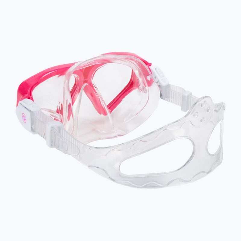 Aqualung Saturn Combo Schnorchel Maske + Schnorchel rosa SC3980002 4