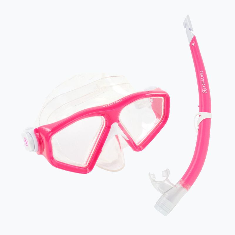 Aqualung Saturn Combo Schnorchel Maske + Schnorchel rosa SC3980002 9