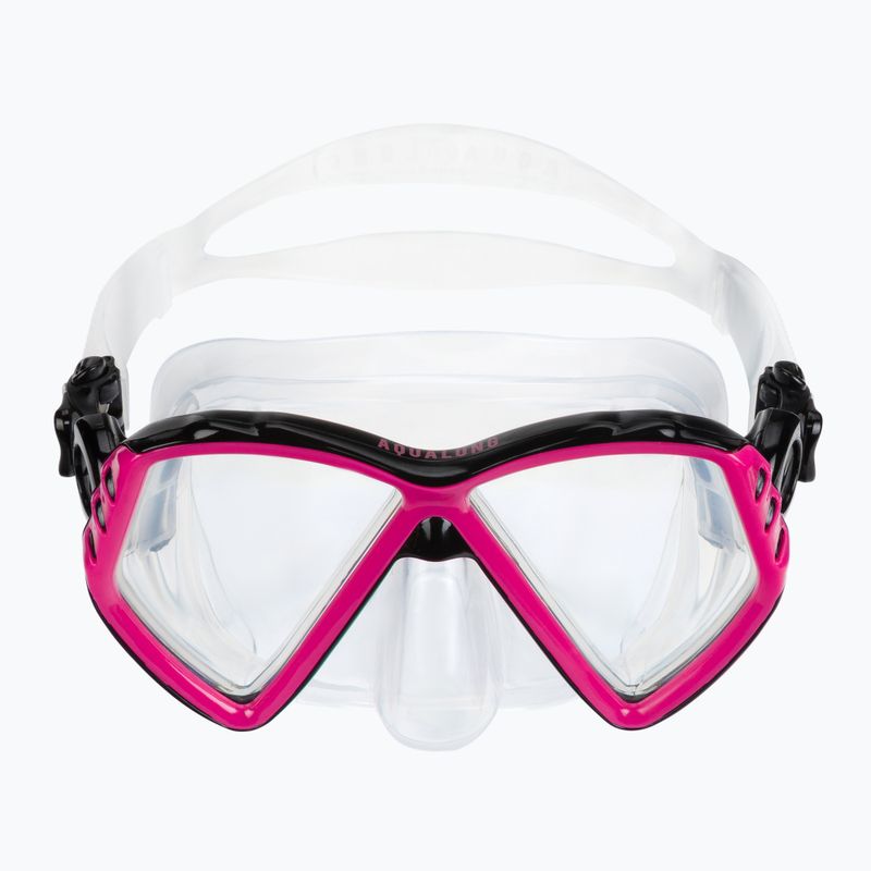 Aqualung Cub Combo Kinderschnorchelset Maske + Schnorchel schwarz/rosa SC3990002 3