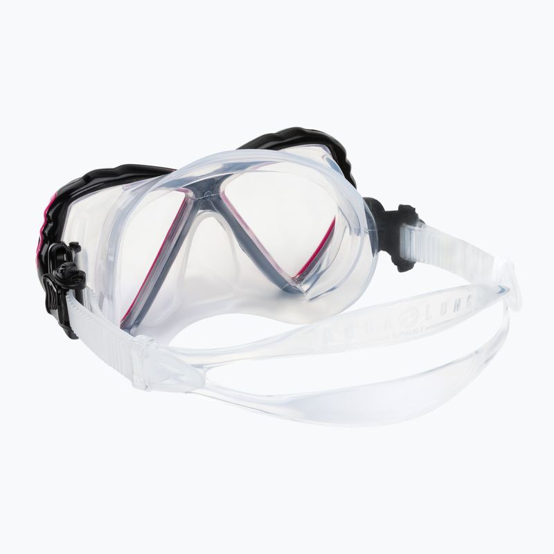 Aqualung Cub Combo Kinderschnorchelset Maske + Schnorchel schwarz/rosa SC3990002 5