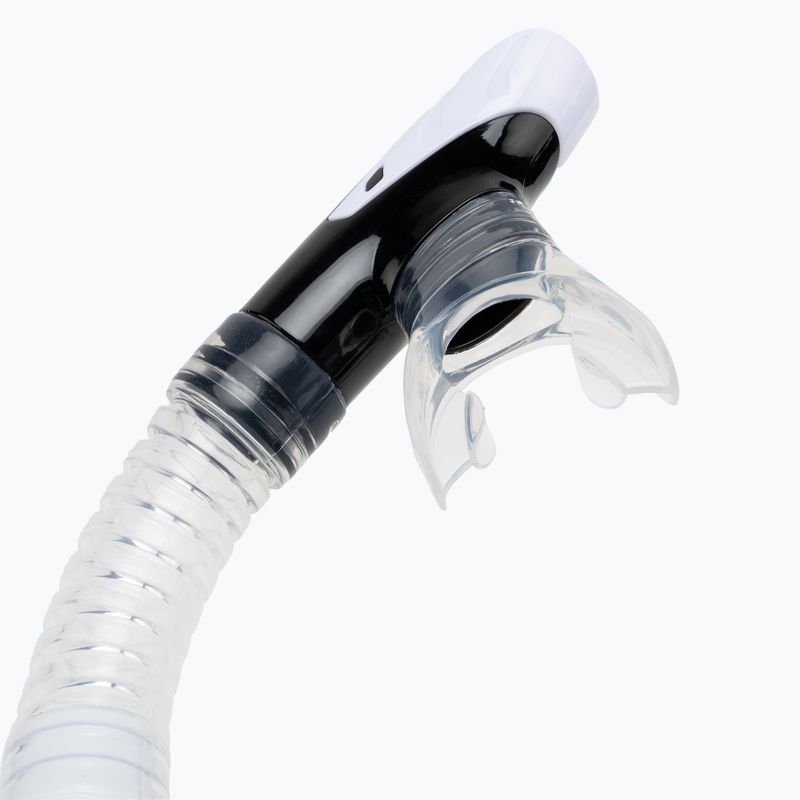 Aqualung Gobi Dry Schnorchel weiß und schwarz SN3060901 3