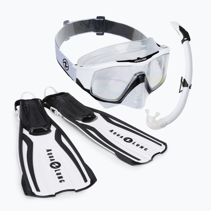 Aqualung Vita Schnorchelset weiß und schwarz SR3990901