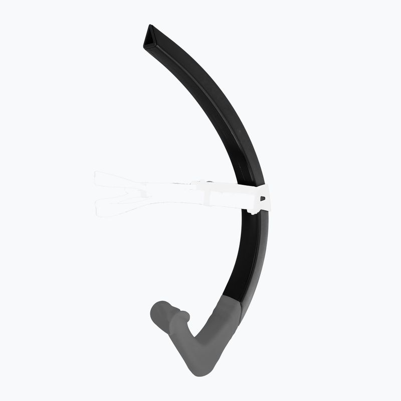Aquasphere Focus Schnorchel schwarz/grau Frontschwimmrohr