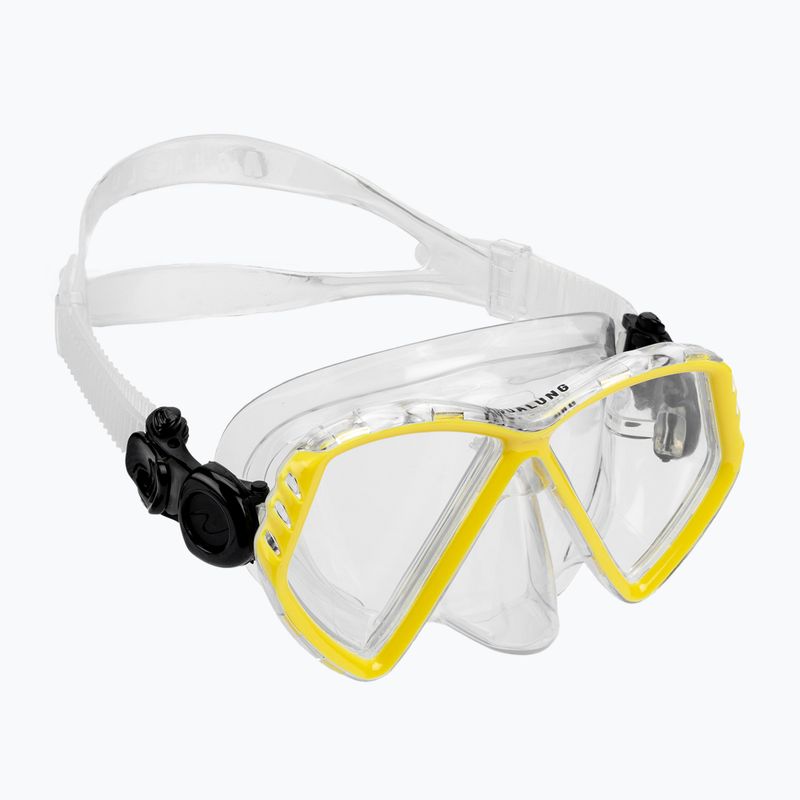 Aqualung Cub transparent/gelb Junior Tauchmaske MS5530007