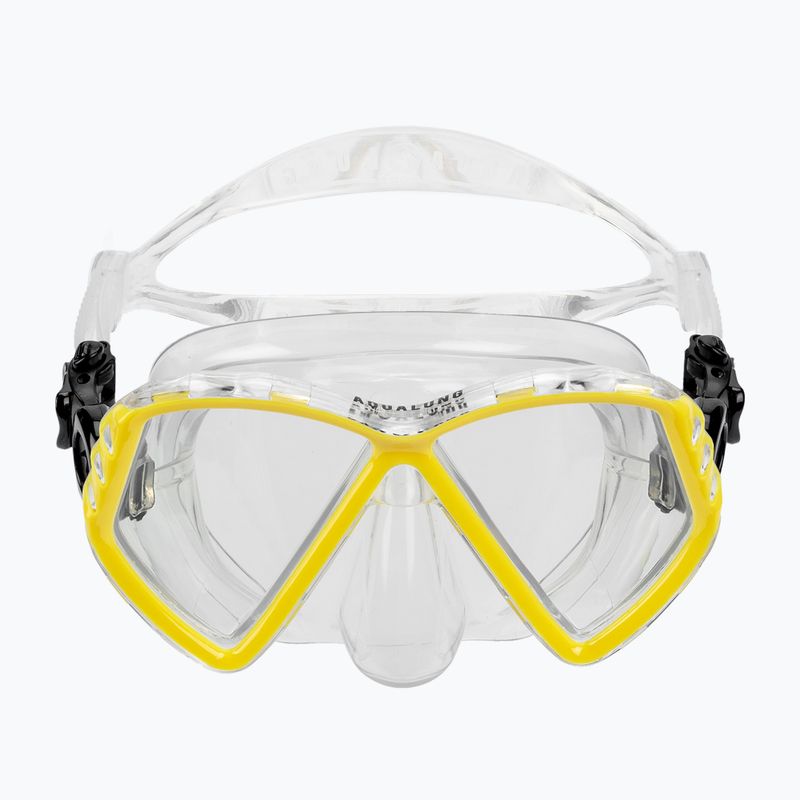 Aqualung Cub transparent/gelb Junior Tauchmaske MS5530007 2