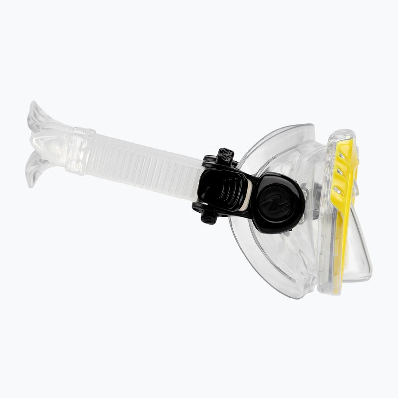 Aqualung Cub transparent/gelb Junior Tauchmaske MS5530007 3
