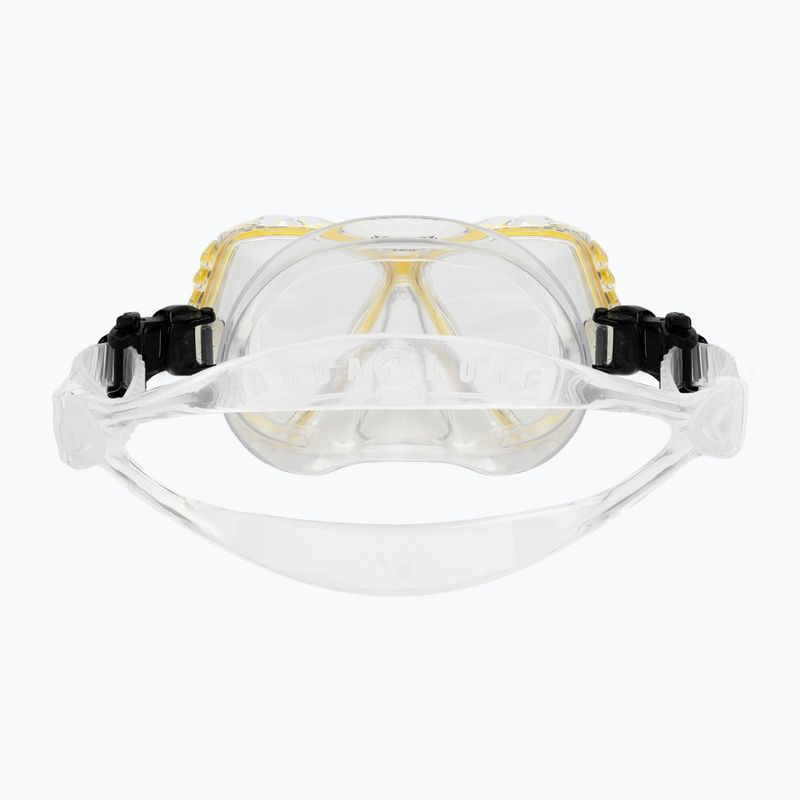 Aqualung Cub transparent/gelb Junior Tauchmaske MS5530007 5