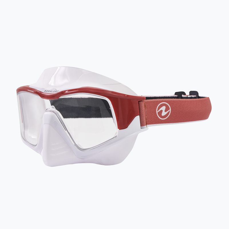 Aqualung Vita weiß/brick Tauchmaske MS5520963LCL 8