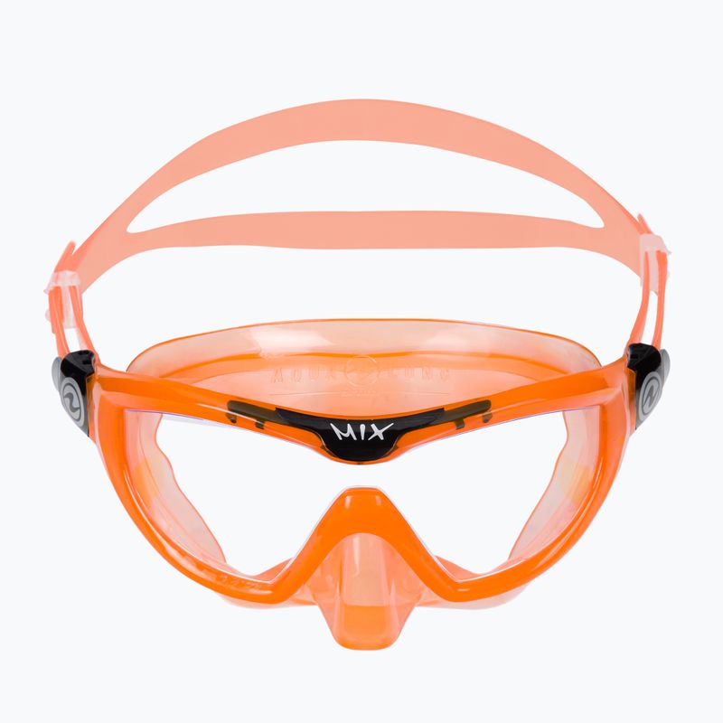 Aqualung Mix Kinder Schnorchel Kit Maske + Schnorchel Orange SC4250801S 3