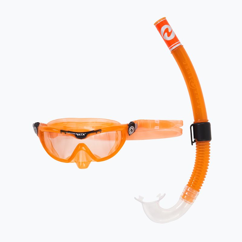 Aqualung Mix Kinder Schnorchel Kit Maske + Schnorchel Orange SC4250801S 10