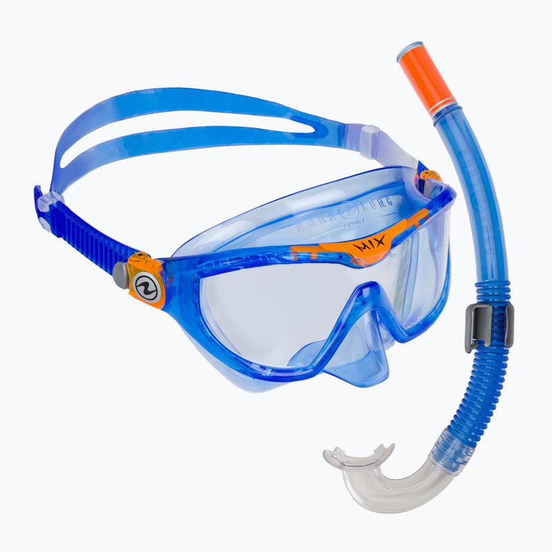 Aqualung Mix Kinder Schnorchel Kit Maske + Schnorchel blau SC4254008