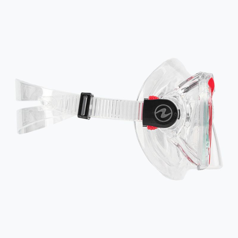 Aqualung Hawkeye transparent/rot Tauchmaske MS5570006 3