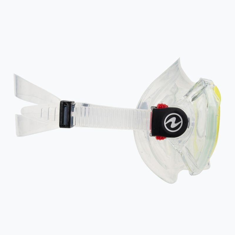 Aqualung Hawkeye transparent/gelb Tauchmaske MS5570007 3