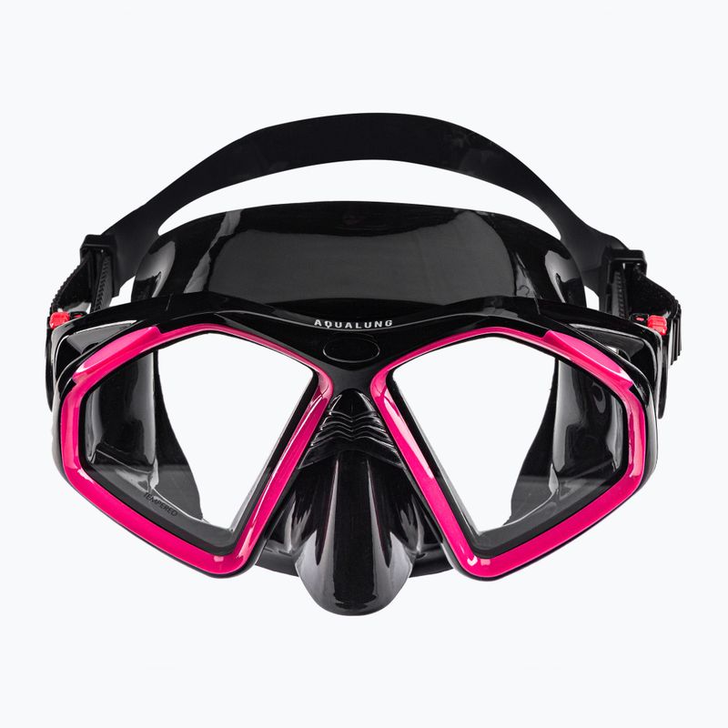 Aqualung Hawkeye Tauchmaske schwarz/rosa MS5570102 2