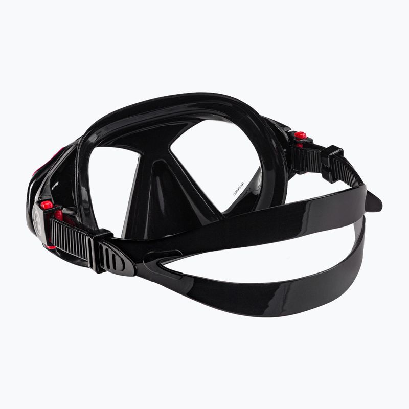 Aqualung Hawkeye Tauchmaske schwarz/rosa MS5570102 4
