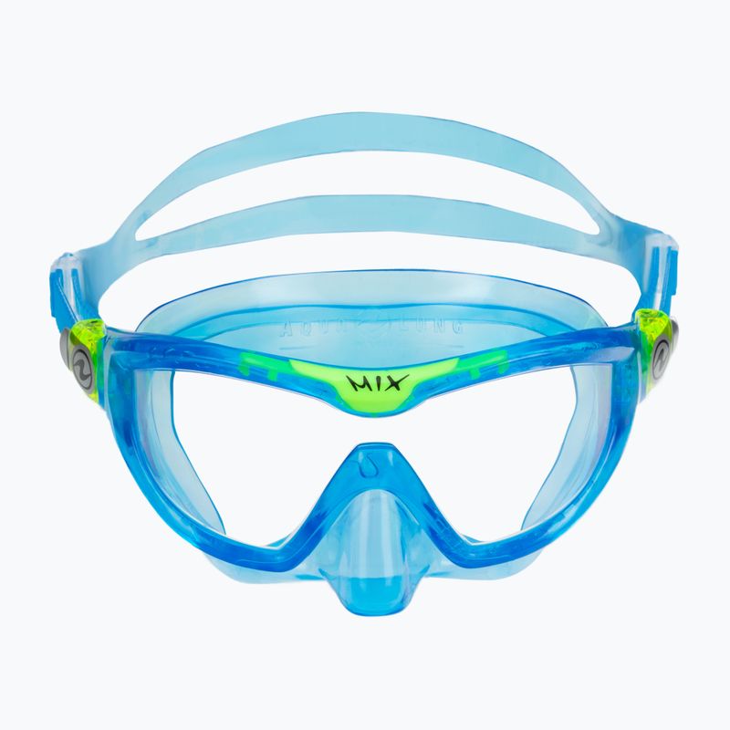 Aqualung Mix Kindertauchmaske light blue/blue green MS5564131S 2