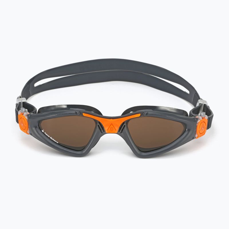 Aquasphere Kayenne grau/orange Schwimmbrille 7