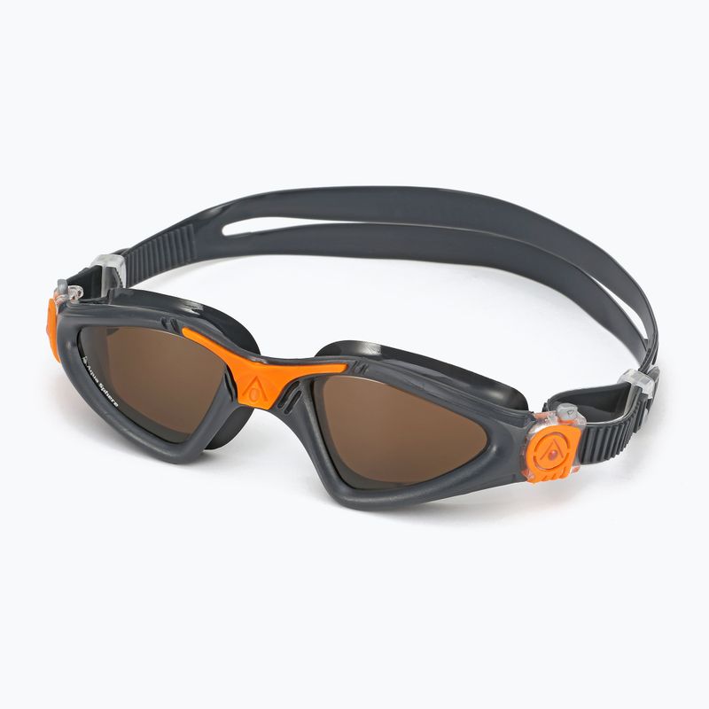 Aquasphere Kayenne grau/orange Schwimmbrille 8