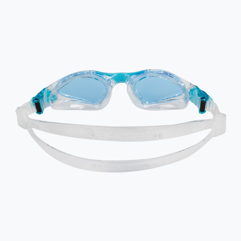 Aquasphere Kayenne transparent / türkis Kinder Schwimmbrille EP3190043LB 5